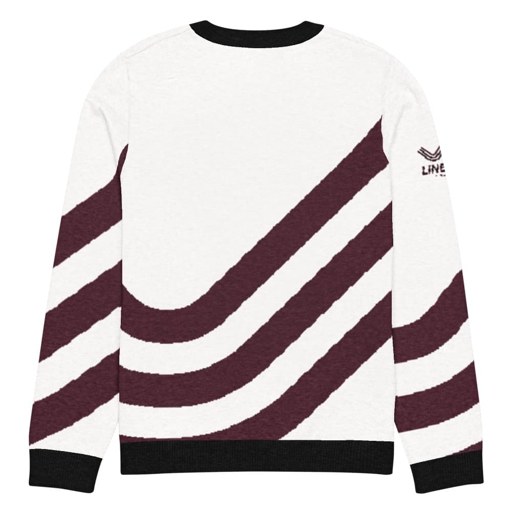 Knitted crew neck sweater