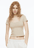 Cotton jersey top